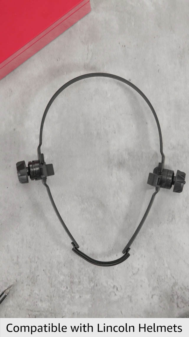 Image of Lincoln Electric Viking Hard Hat Adapter | Halo Style | Compatible with 1740 /1840 /2450 /3350 Series Welding Helmets | KP3047-1,Black