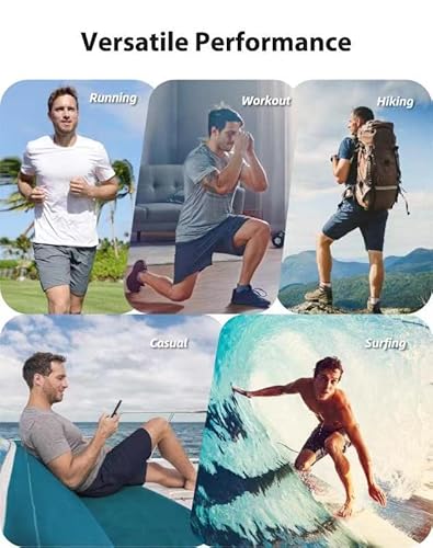 Shorts esportivos masculinos HIFEOS, para corrida, tênis, academia, treino, 12,7 cm/17,8 cm/22,9 cm,