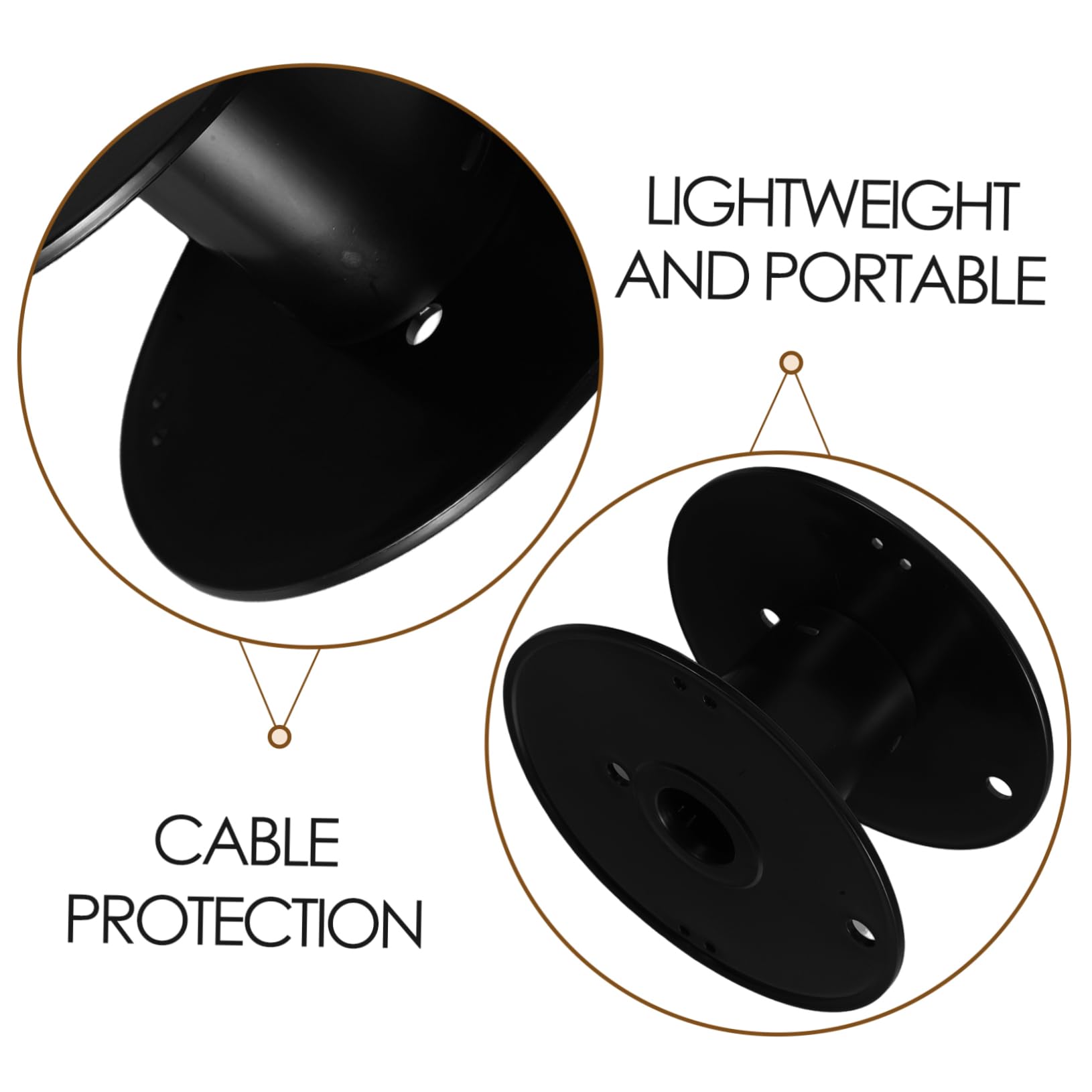 SOESFOUFU Manual Wind Cord Reel Industrial Cable Management Reel Organized Cable Organizer for Home Office and Factory