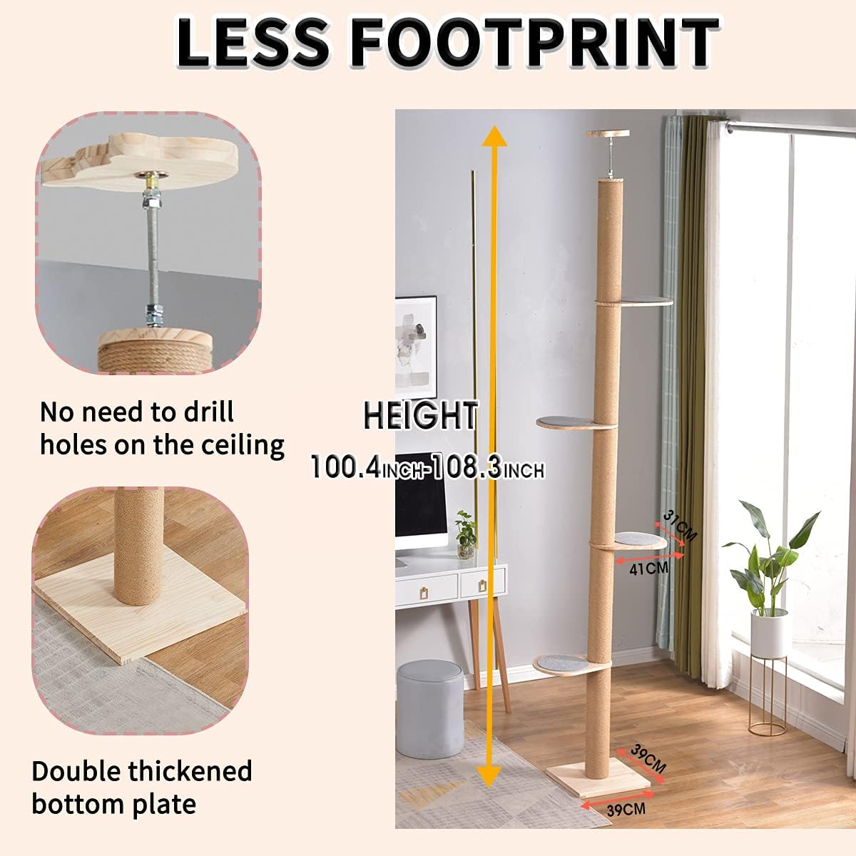 cat floor to ceiling pole