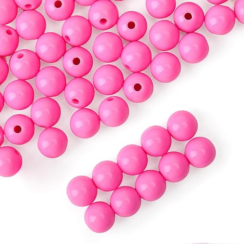 Miniatura 4 de 1000 cuentas redondas acrílicas lisas de 0.236 pulgadas, bolas acrílicas redondas, cuentas de chicle, cuentas gruesas, cuentas de resina de plástico