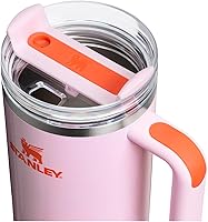 Vista 306 de STANLEY Quencher H2.0 Vaso Térmico con asa y pajilla, 64 onzas, tapa Flowstate de 3 posiciones, gran capacidad para viajes y deportes, vaso de acero
