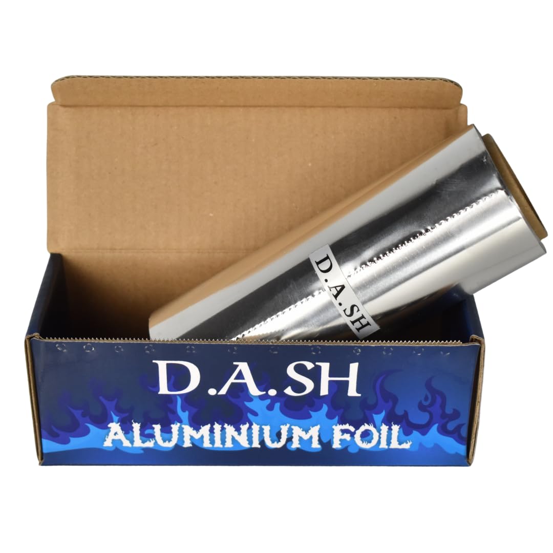 Pack de 10 rollos de aluminio especial para cachimbas - 25 m - 40 micras | Sierra incorporada para cortar - Estudiado y diseñado para optimizar el calor y dar una mejor experiencia con tu shisha