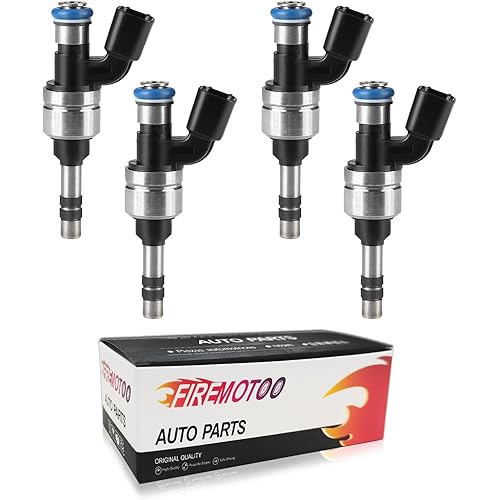 Fuel Injectors Pack of 4 12633784 12633789 FJ1154 6 Holes Replacement for Chevy Equinox 2011-2017 Impala 2014 Malibu 2013-2014 for GMC Terrain 2011-2017 for Buick Regal 2011-2017