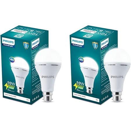 Buy Philips 12W LED Emergency Bulb, Emergency Bulb for Home, Cool Day ...