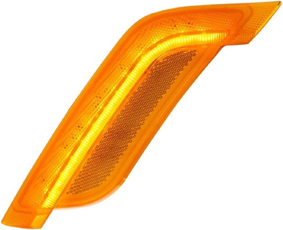 C2W 12 Amber LED Fender Turn Signal Light 2014-19 Peterbilt 579 2011-19 587 Driver Side, Passenger Side