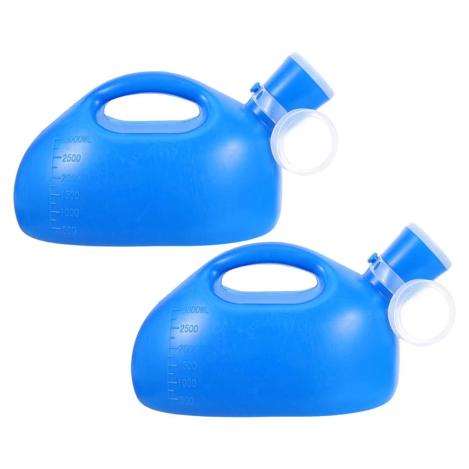 Orinal para hombres ergonómico de 3000ml con tapa hermética para viajes y encamados