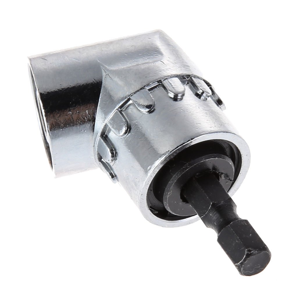 Adjustable 1/4 Hex Shank Angle 105 Degree Magnetic Bit Angle Extension Screwdriver Socket Holder (Silver) (B075LNNT4R) Amazon Price History, Amazon Price Tracker