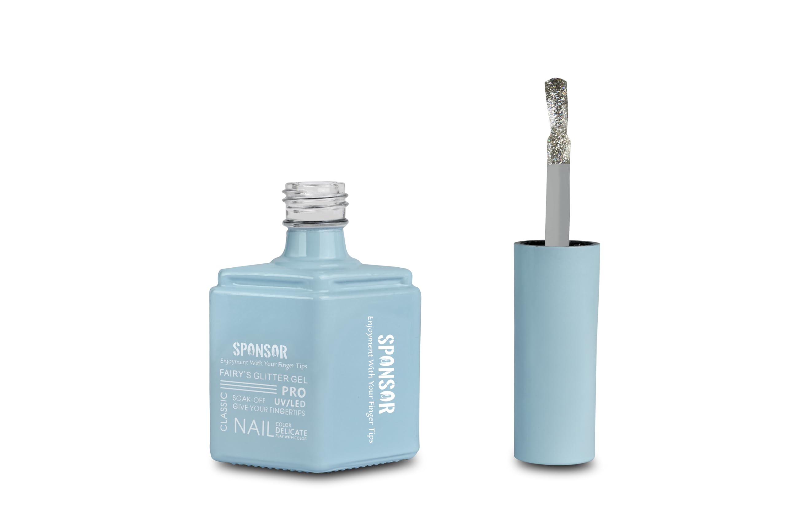 SPONSOR Fairy's Glitter Gel Nail Polish | High-Impact Glitter Effect | Easy Application | Long-Lasting Shine (Shade: 2-15 ml)-picture-54