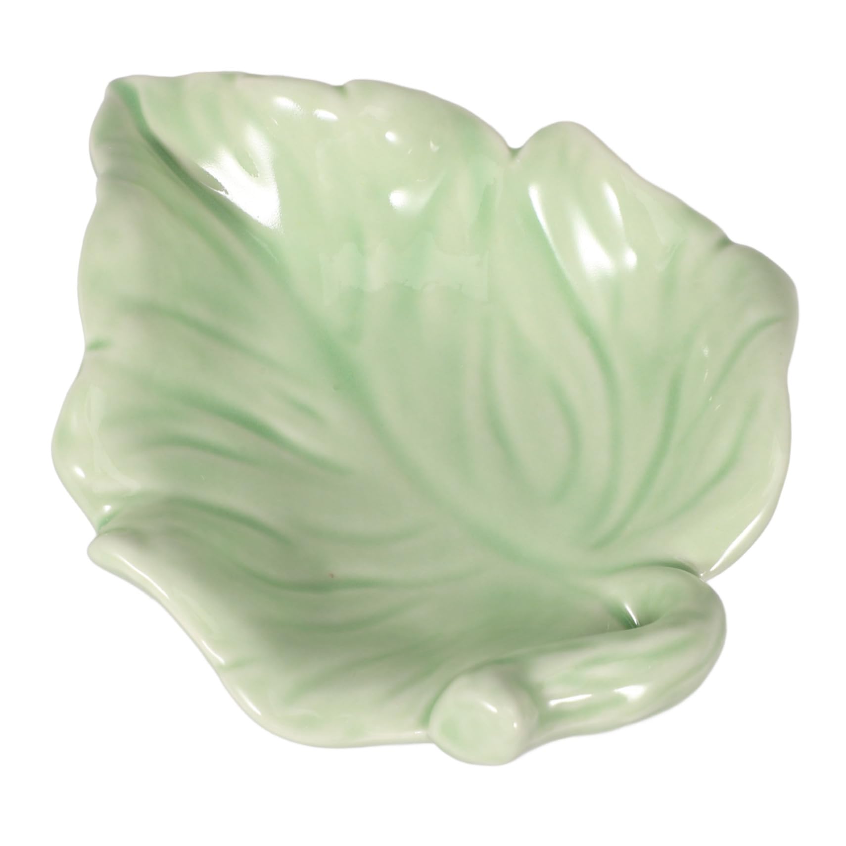 PRETYZOOM 3stücke Ceramic Self-draining Soap Dish Leaf Shape Praktischer Seifenhalter Mit Abflussdesign Für Bad Küche Und Hotel Stilvolle Seifenschale Keramik Für Bar Seife Und Kleine
