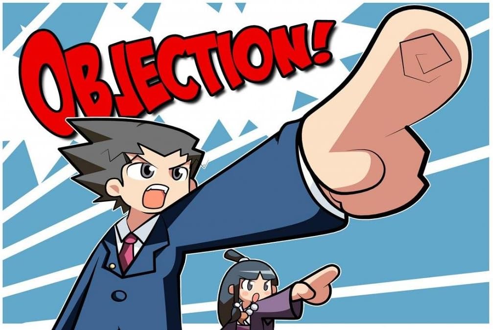 Phoenix Wright Ace Attorney Dual Destinies Apollo Justice Objection Nice Silk Fabric Cloth Wall Poster Print (36x24inch)