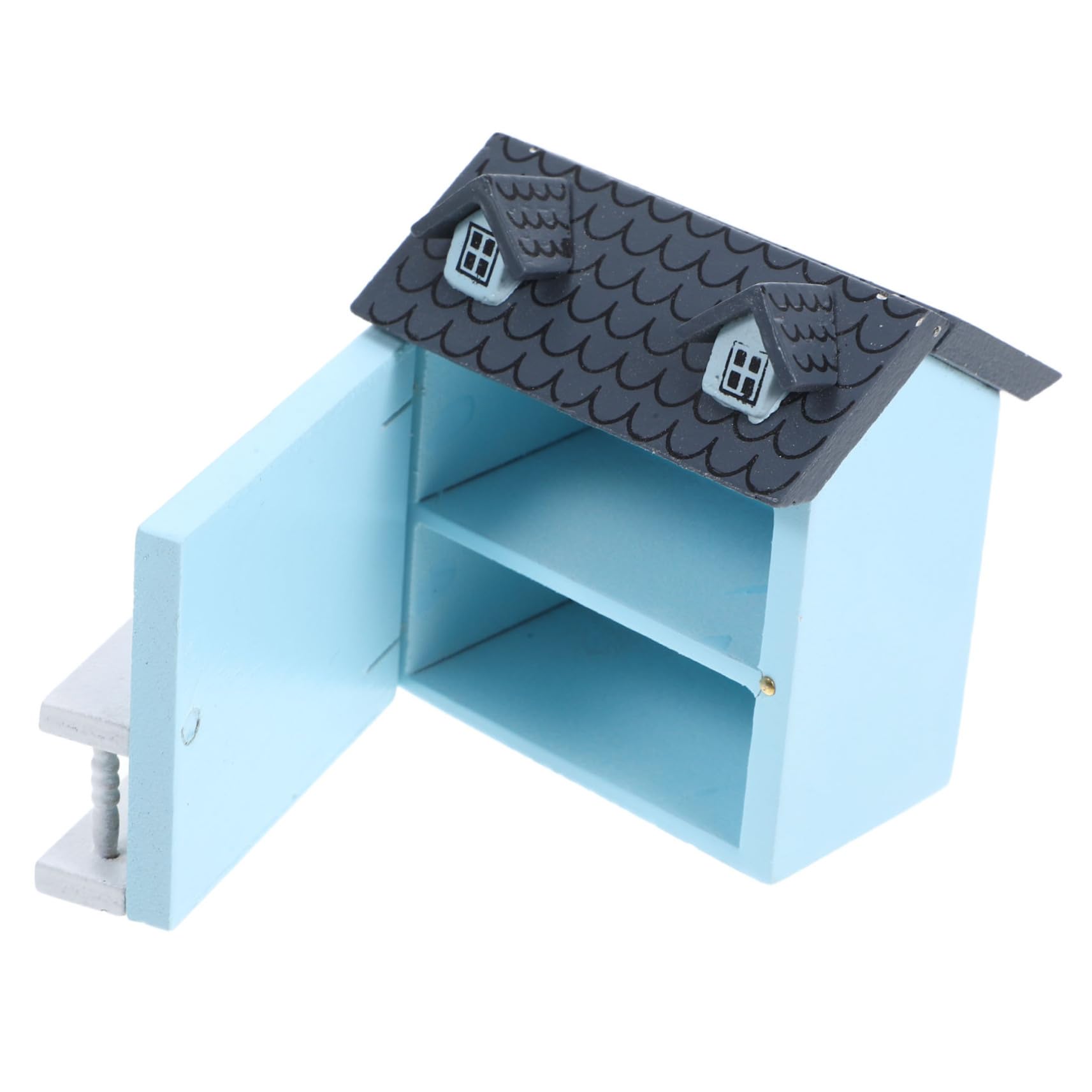 CIYODO Miniature House Model Mini House Miniature Furniture Bathroom Furniture Small Cabinet Doors Scenario