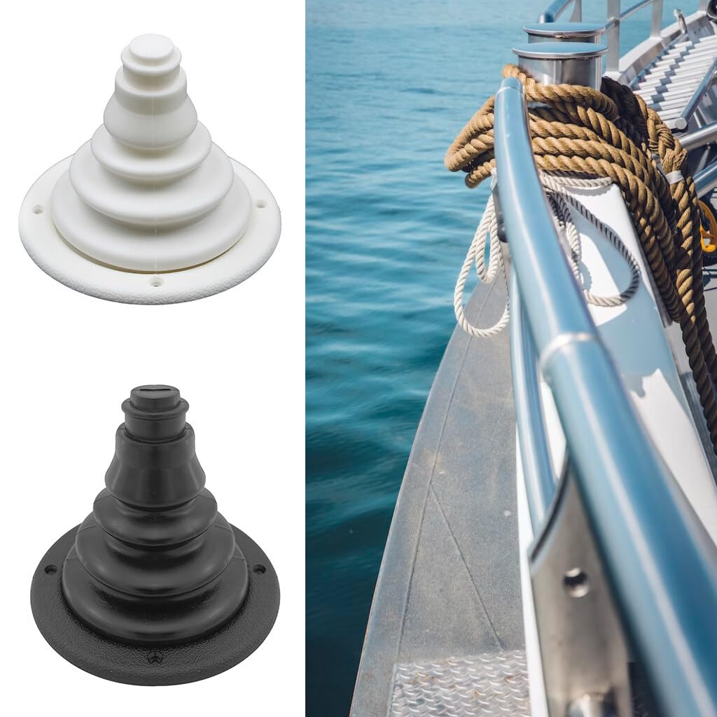 Boot Gummi Schutzbalg,Asudaro Boot Motor Well Kabel Universal Faltenbalg Aus Gummi Marine Lenkungs Schaltkabel Schutzbalg Gummi Kunststoff 102*120mm Für Autos Boote Yachten Schiffe Motorboote Schwarz