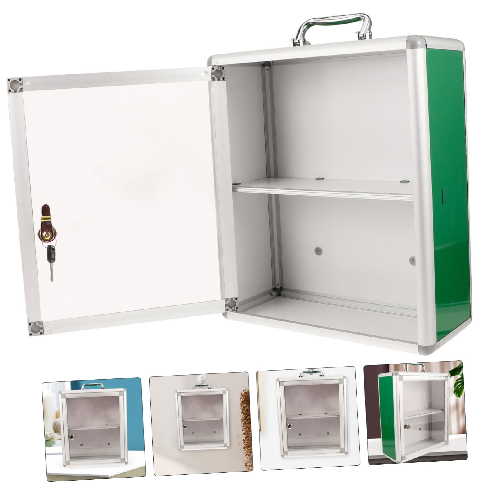 Kit De Primeros Auxilios Botiquín Montado En La Pared Contenedor De Almacenamiento De Primeros Auxilios Contenedor De Primeros Auxilios Armario El Plastico Multicapa
