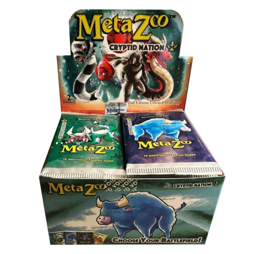 Amazon.com: MetaZoo TCG: 2nd Edition Cryptid Nation Booster Box