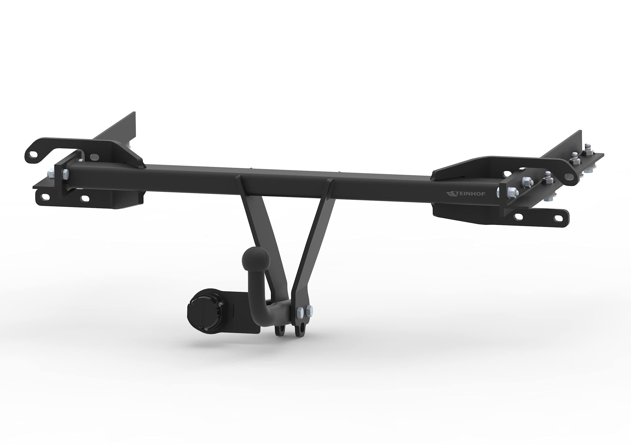 STEINHOF Kompletny hak holowniczy stały kompatybilny z Subaru Outback IV Kombi 10.2009-12.2014 z 13-pinową uniwersalną wiązką elektryczną