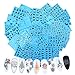 MWOOT 48 Feuilles Christmas Nail Art Stickers Decals,Autocollants de Transfert à Eau D'Ongles Décalcomanies Pour Noël Autocollants à Ongles Conseils Décorations