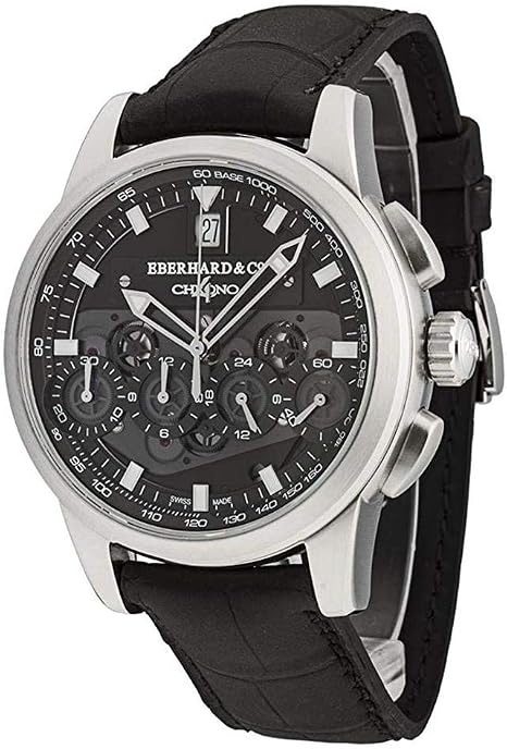 Eberhard \u0026 Co Men's Chrono 4 130 Limited Edition 42mm Automatic Watch  31130.02 : Amazon.it: Orologi