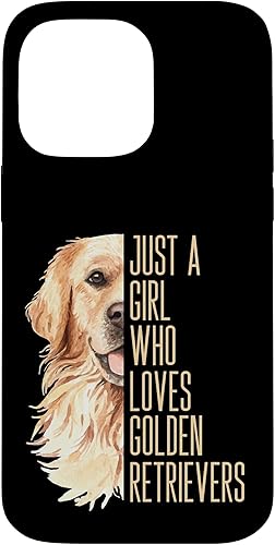 Vista 55 de iPhone 13 Pro Max Cute Golden Retriever - Just a girl who loves goldens Case