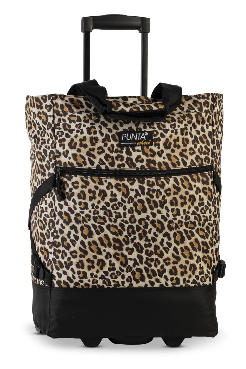 Punta Einkaufstrolley Dunkelgrau/Schwarz (33 L) – Stabiler Einkaufswagen für müheloses Einkaufen mit leise laufenden Skater-Rollen – klappbar