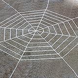 lotro spider wing Patrón: color sólido 1 Unids/Lote 3 M 3.2 M 3.6 M Gótico Spooky Plush Spider Web Net Halloween Haunted House Bar Decoración Suministros de Fiesta, Color, Blanco 3.2 Metros