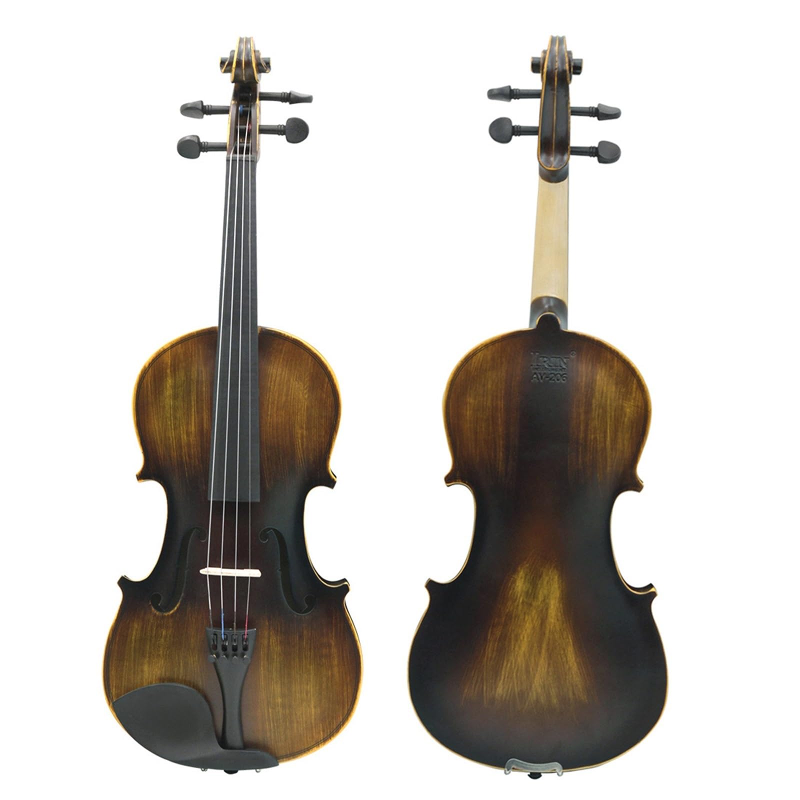 Violino Set Violino In Legno Massello 4/4 Per Principianti Violino Per Adulti Strumento Per Violino Opaco
