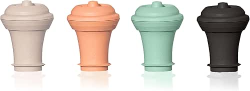 Vacu Vin Wine Saver Vacuum Stoppers - Airtight Seal for