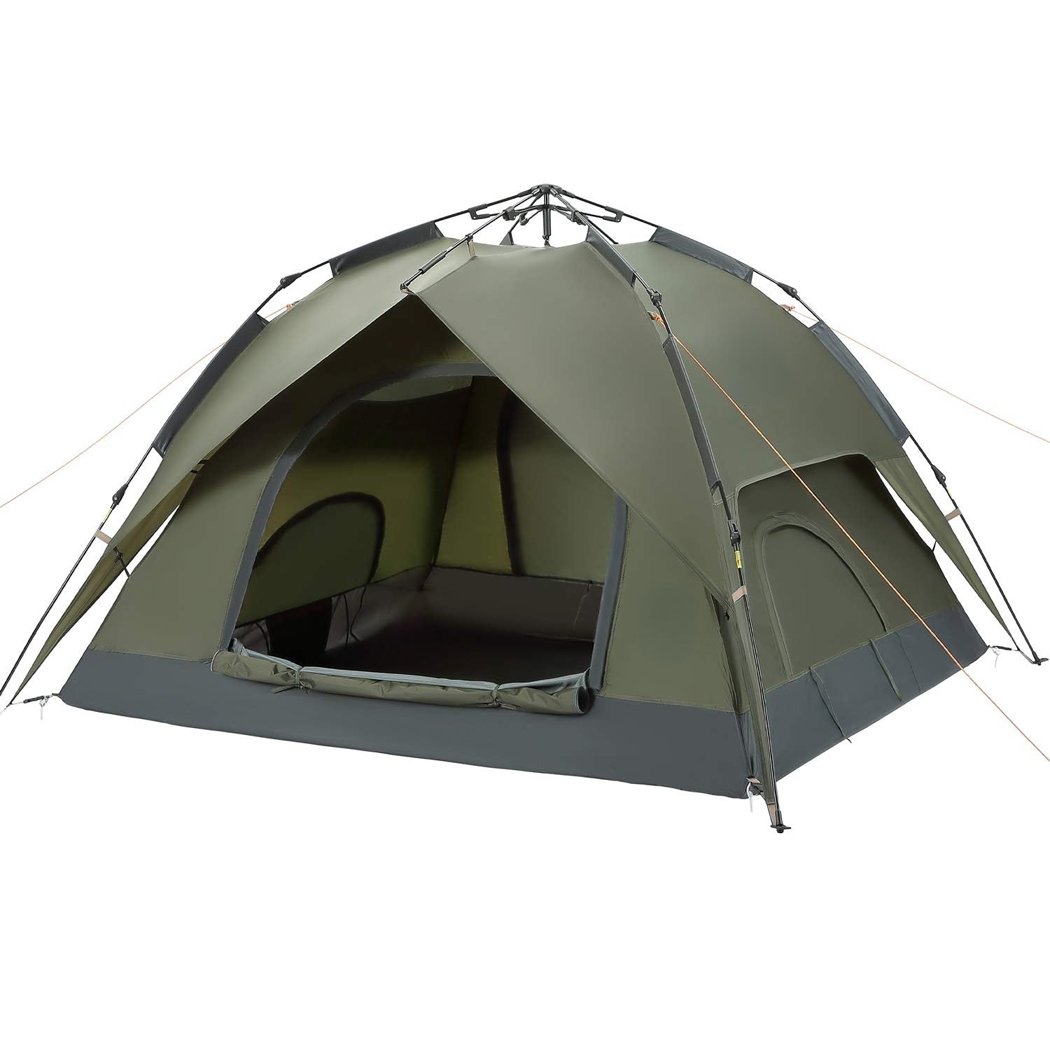 新品】3～4人用 ワンタッチテント 二重層 ワンタッチ2WAY テント 設営