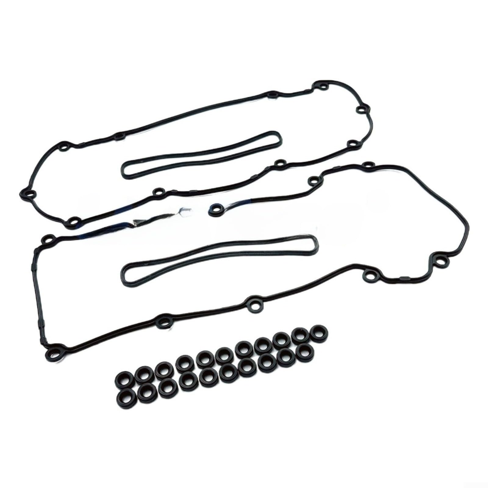 Set di guarnizioni coprivalvole per Jaguar X-Type 25L 30L DOHC Engine 2002-2007 Kit di tenuta nero per prevenire perdite di olio, parti di ricambio per riparazione auto, 1 pezzo