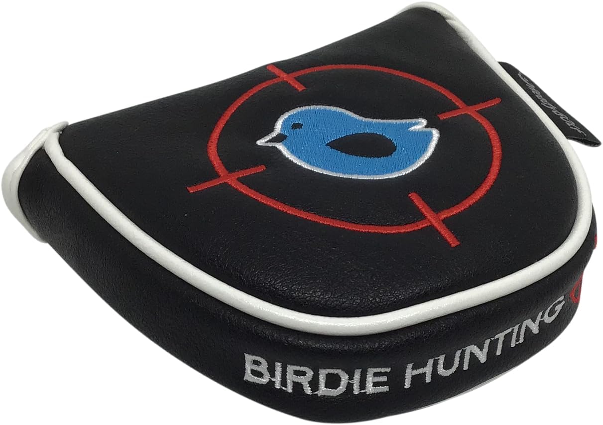 Birdie Hunting Embroidered Putter Cover by ReadyGOLF - Mallet (Crosshairs)