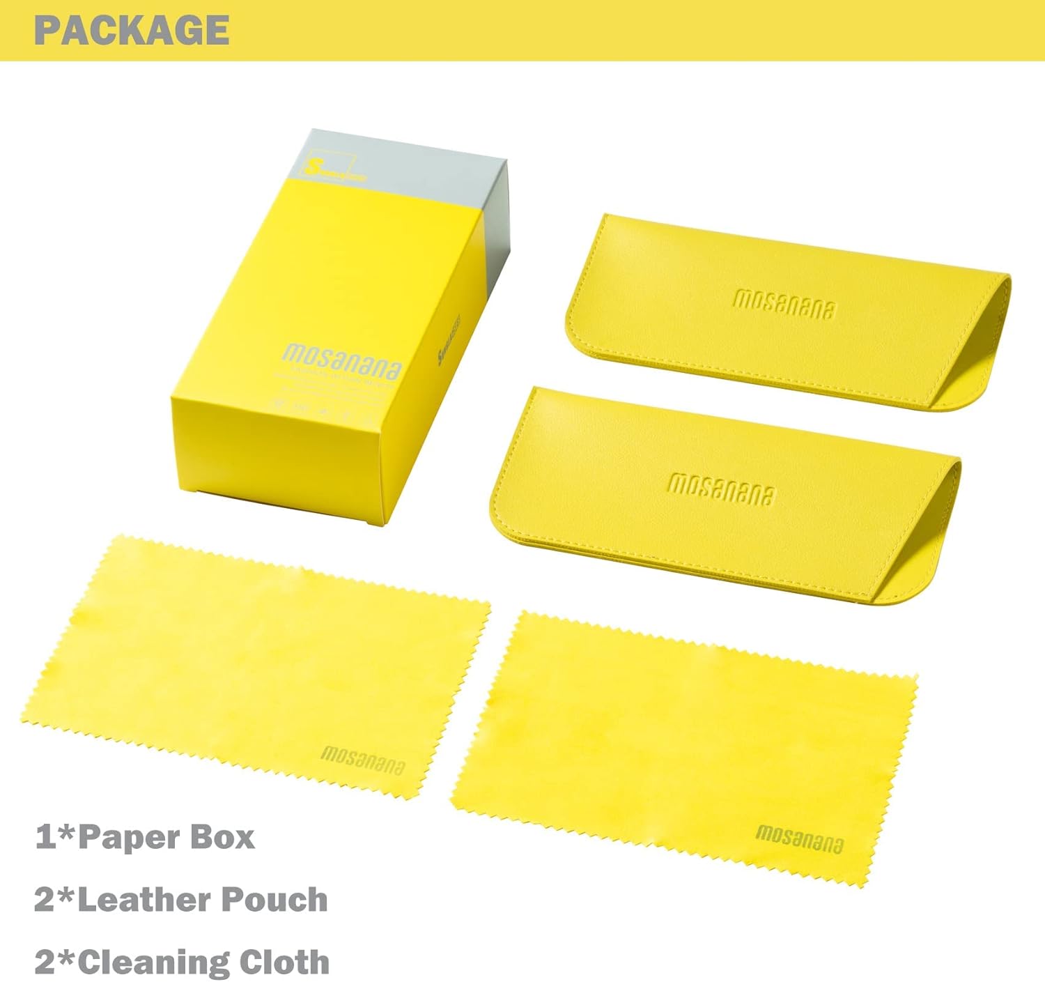 mosanana Square Cat Eye Sunglasses for Women Trendy Retro Cool MS51801 - Image 6