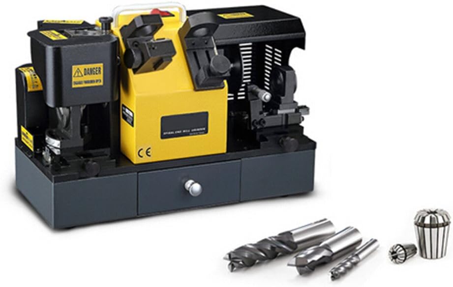 Industrial New 180W Complex Grinder Milling Cutter Drill Sharpener Ends Grinding Machine CBN/SDC Grinding Wheel Alternative/Sent Randomly Zeenyi