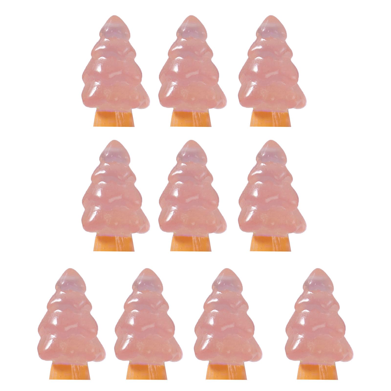 Tsophreniq Christmas Tree Snow Landscape Pendants Glow Charm Resin Miniature Bulk Bead Resin Miniature
