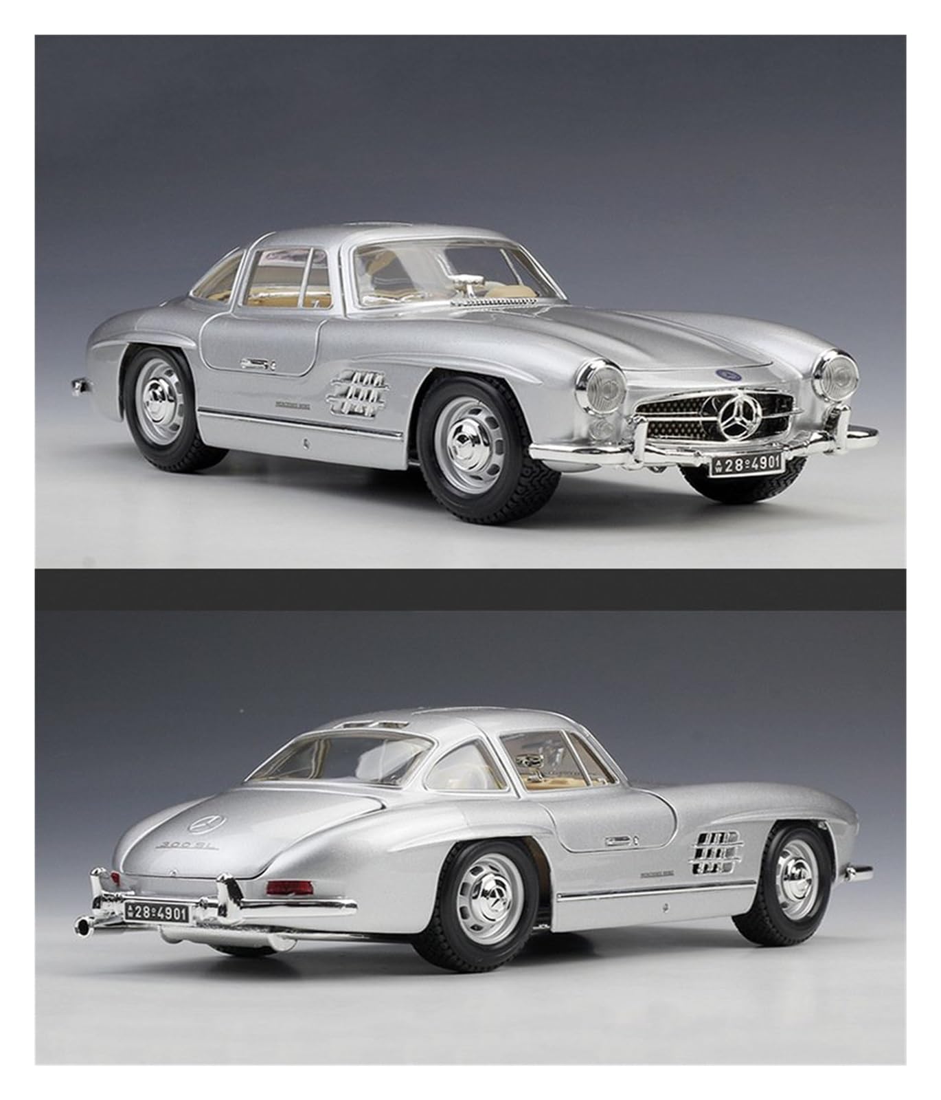 Amazon.co.jp: 塗装済み完成モデルプラモデル 1:18 メルセデス