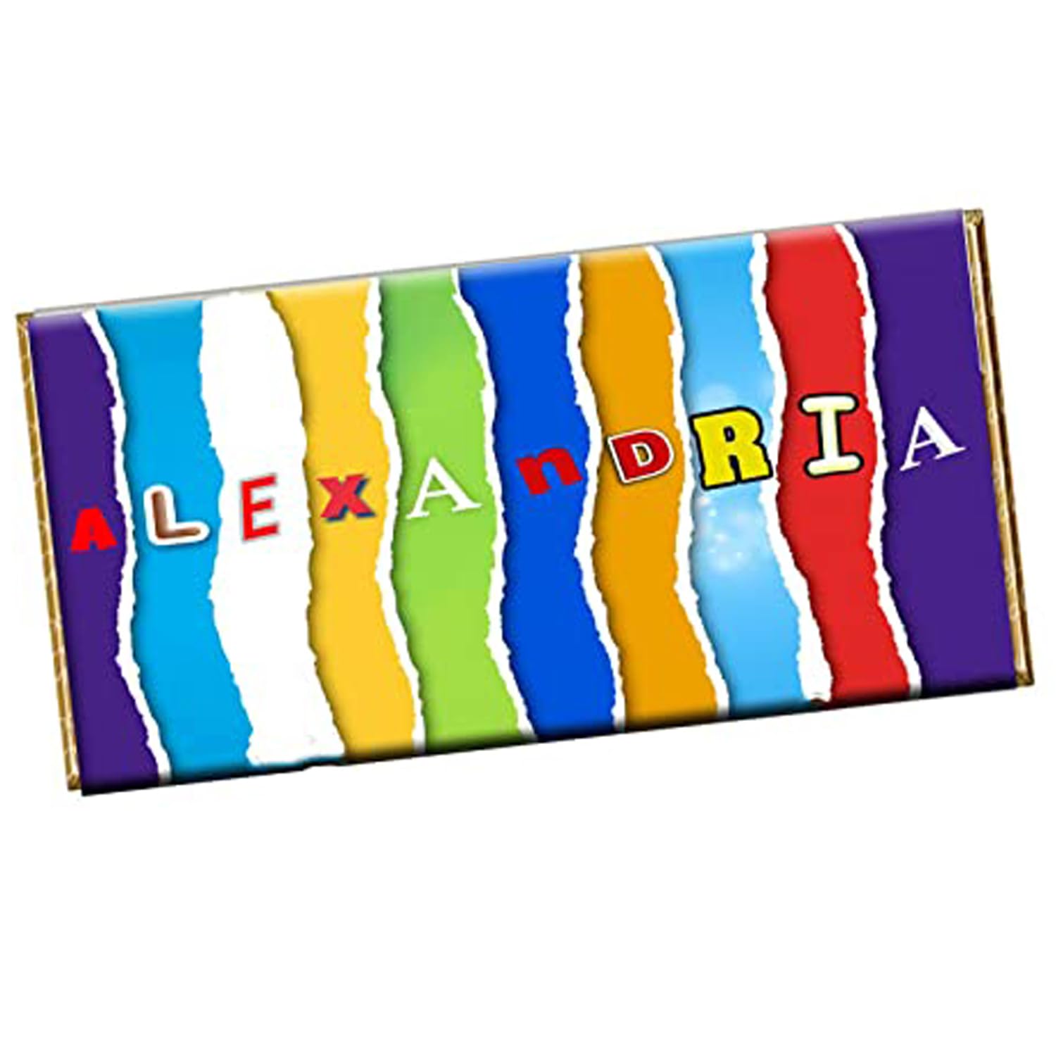 Personalised Customised Any Name Chocolate Bar Wrapper Novelty Label ...