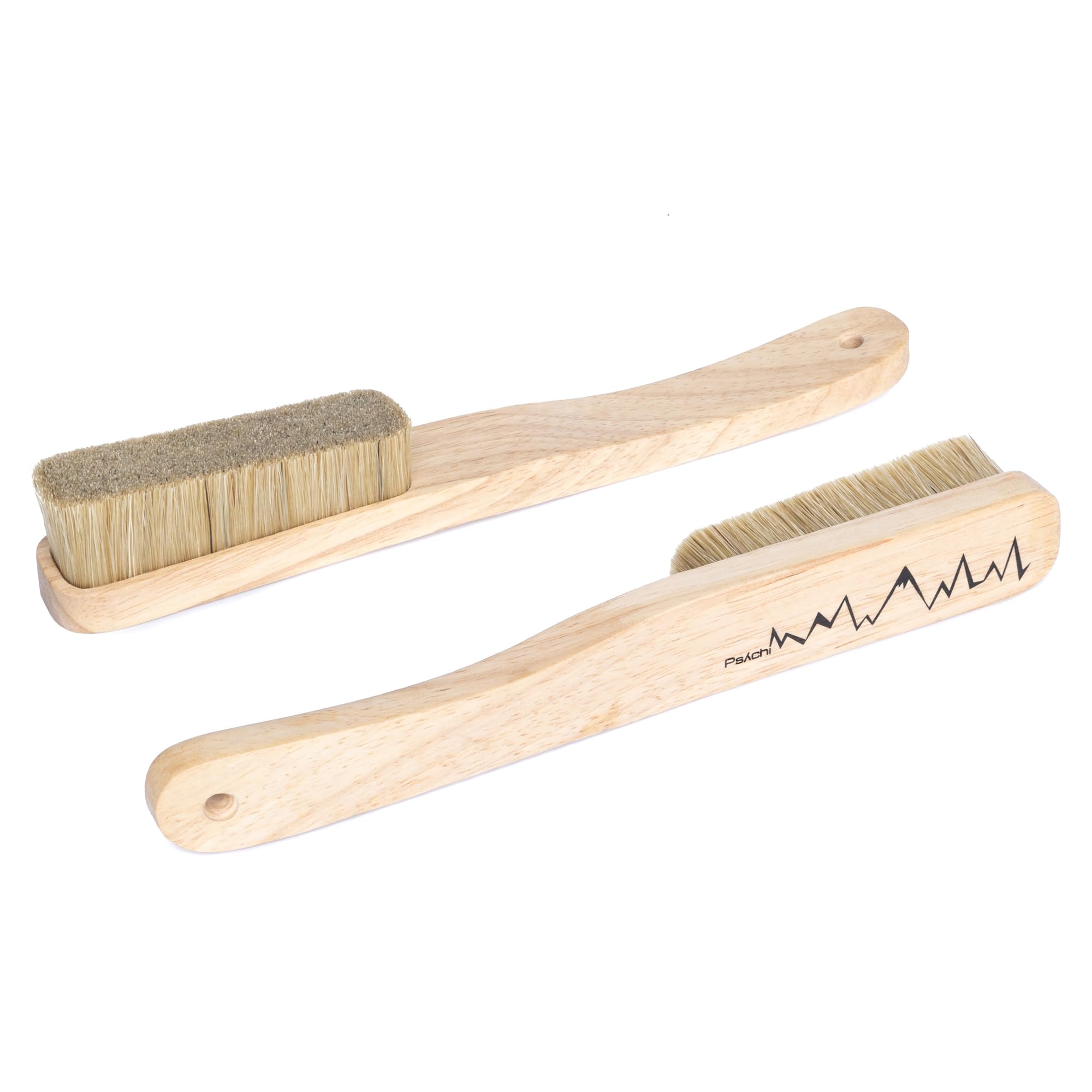 Psychi Large Bouldering Boar Hair Brush | Wooden Handle Rock Climbing Cleaning Brushes | UK Made for Climbing Chalk Bags & Boulder Buckets (Large)
