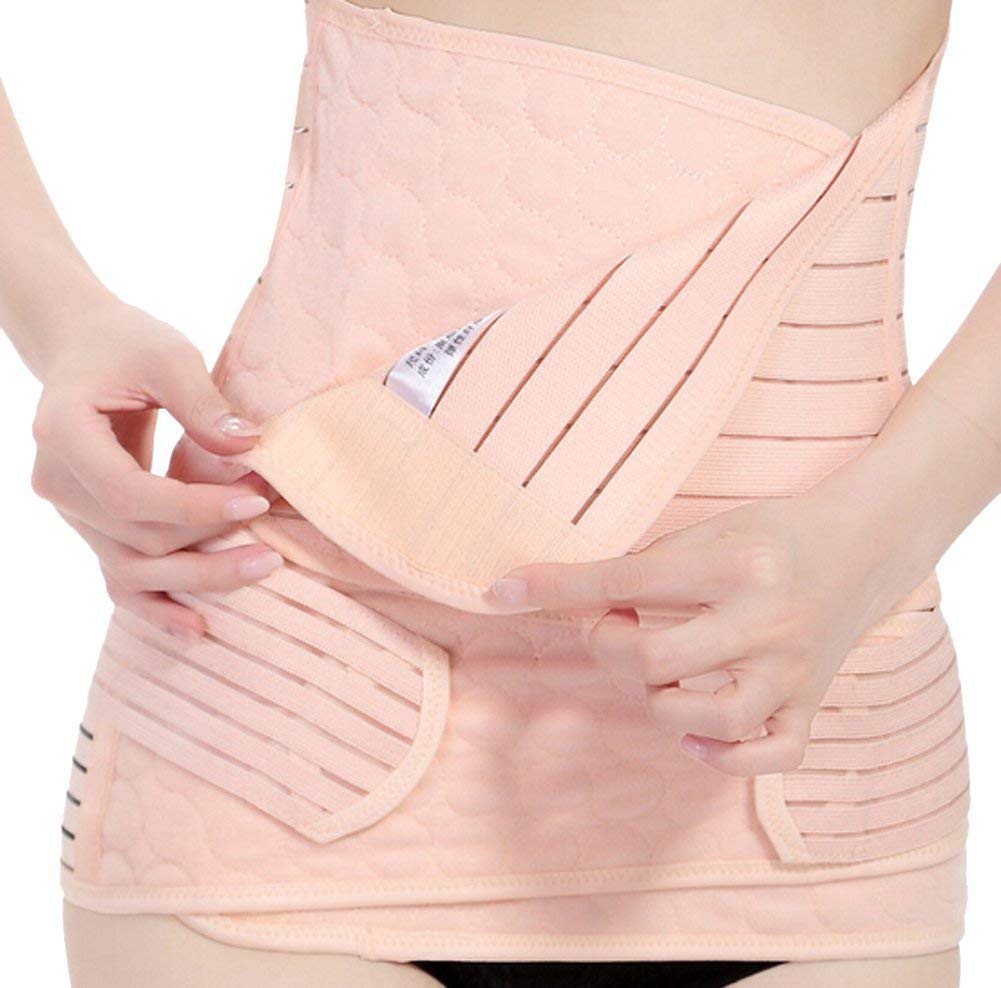 Cintura elastica da donna per gravidanza, maternità, traspirante, post parto, pancia snellente, colore-L