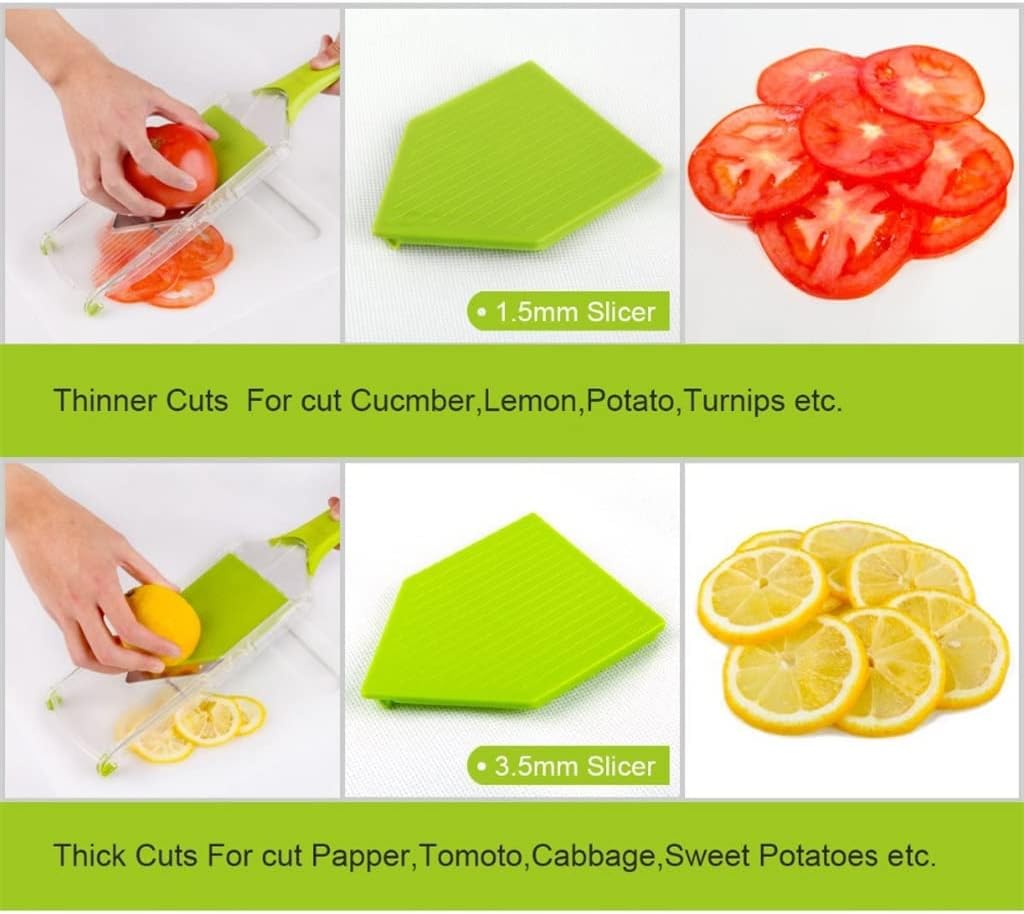 Slicer Manual Vegetable Cutter with 4 Blades Potato Carrot Grater for Onion Kitchen image 3