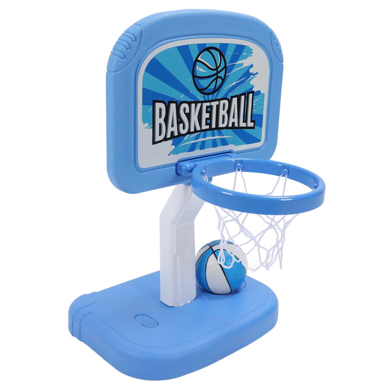 Pool-Basketballkorb, Höhenverstellbares Swimmingpool-Basketballset mit 2 Bällen und Pumpe, Einfach Zusammenzubauendes Outdoor-Spiel für für den Poolbereich Im Hinterhof