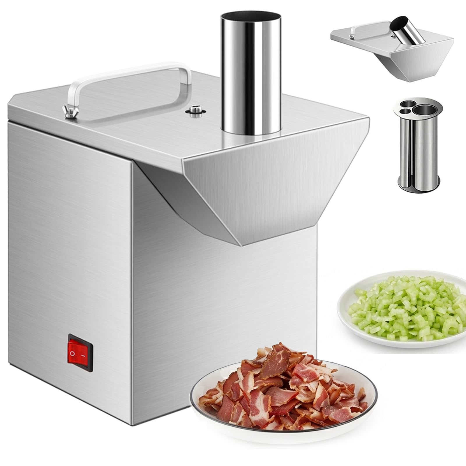 Coupe-pommes de terre électrique 200kg/h pour tranches régulières