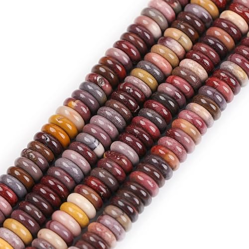 Miniatura 16 de JOE FOREMAN Piedra de ágata negra pulida natural de 0.079 x 0.236 in, disco Heishi Rondelle, cuentas espaciadoras para fabricación de joyas, hebra