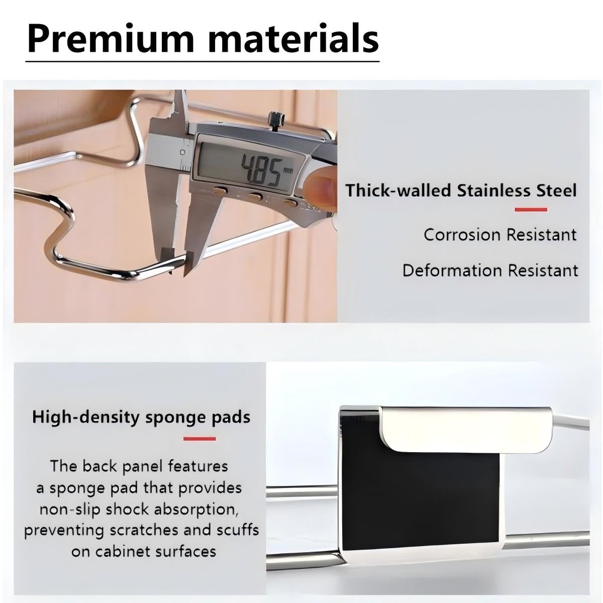 Metal Trash Bag Holder for Kitchen,Office,Dorm Room,Black, 9.3''