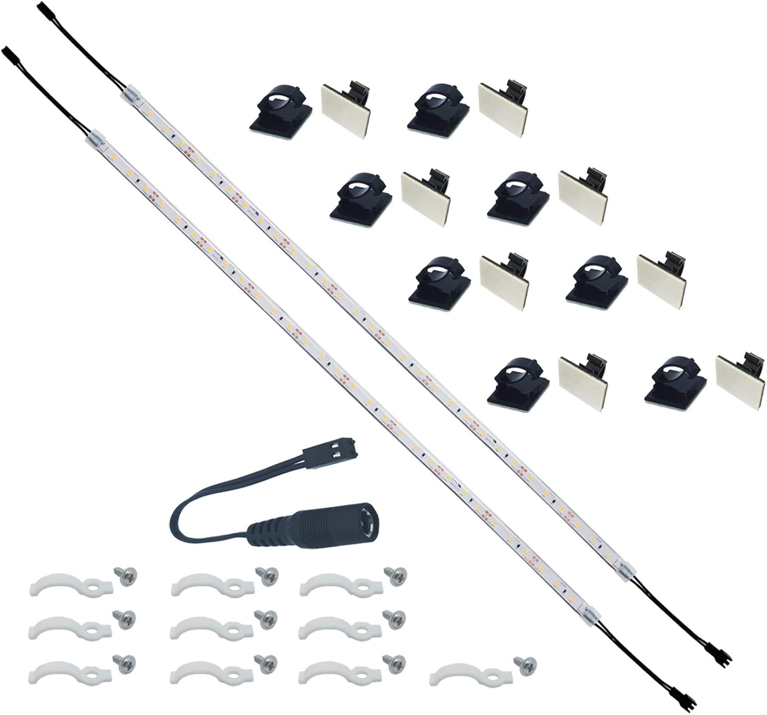 Litever Aditional 20 Inches Flexible LED Strip Lights, 12VDC,4W