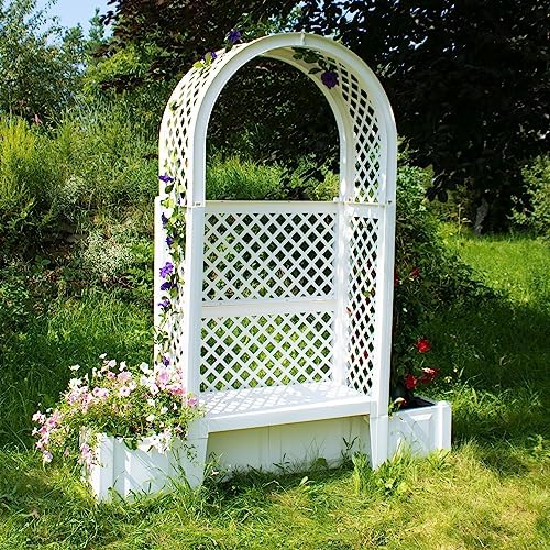 NYVI Gartenbank NYVIGreen 2Sitzer 174x49x207 cm mit Pflanzkästen