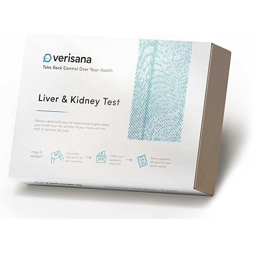 Liver & Kidney Test – Home Testing Kit for 3 Liver Function & 2 Kidney Function Health Markers – CLIA Certified Laboratory Analysis – Verisana