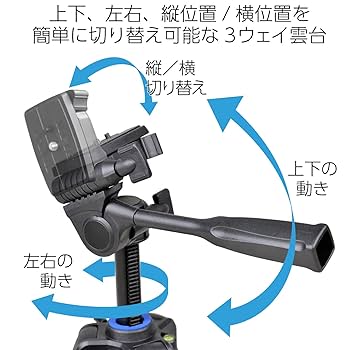 SLIK 三脚 GX 6400 VIDEO 4段 レバーロック 21mmパイプ径 ビデオ雲台 クイックシュー式 216934 dwos6rj Amazon | SLIK 三脚 GX 6400 ブルー 4段 レバーロック 21mm