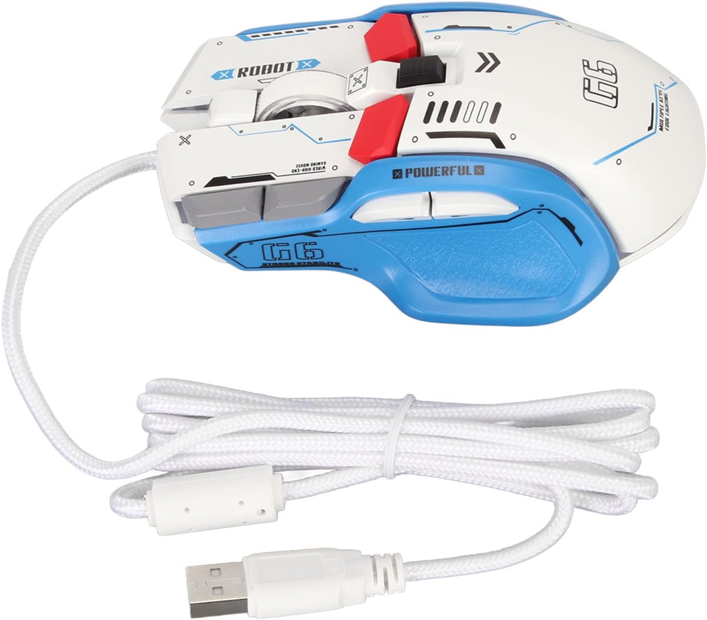 Vistreck Ratón Gamer Alámbrico Programable - Detalles gráficos, modelado de personajes y ambientación