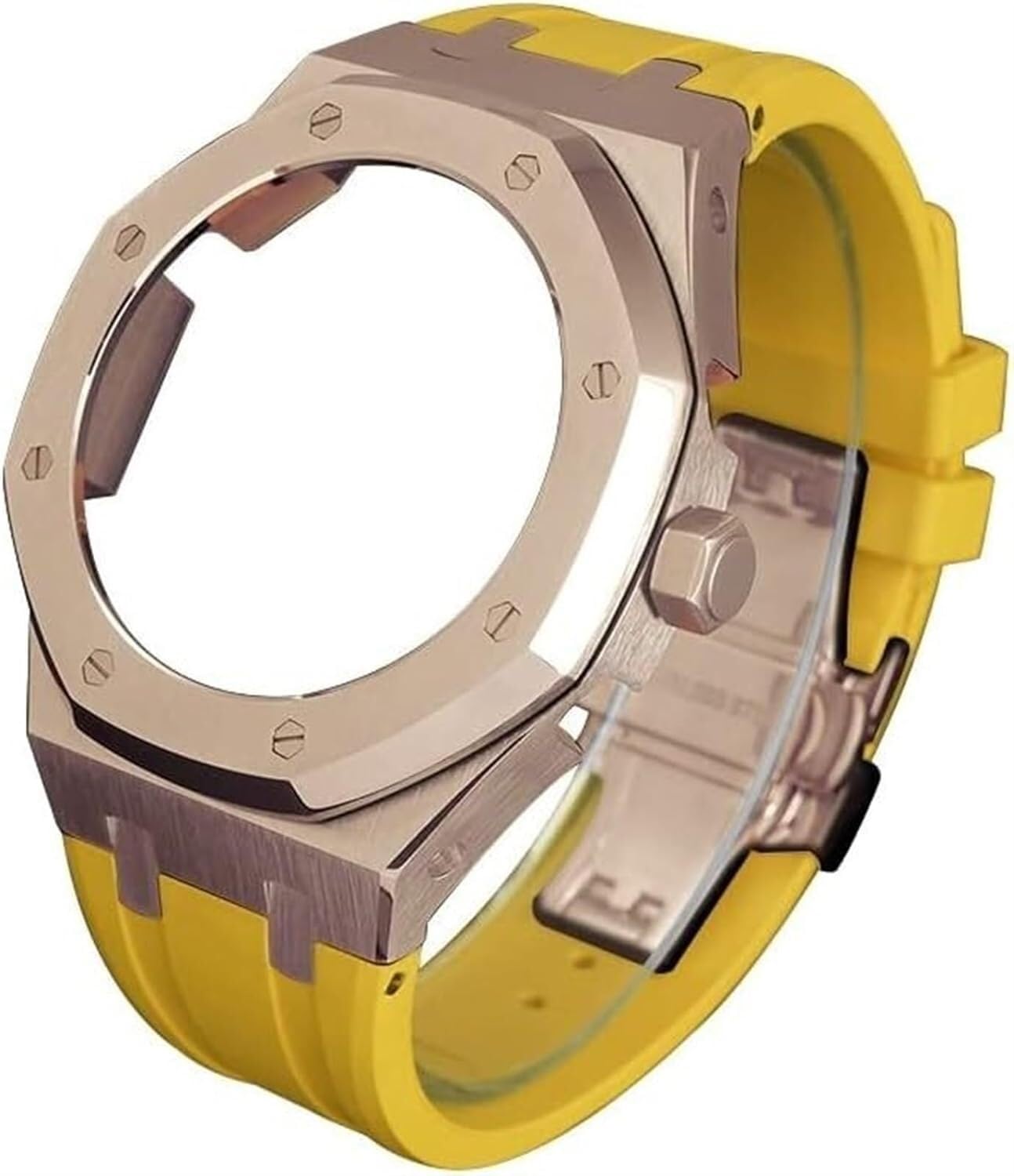 Kit montre GA2100 bracelet caoutchouc fluoré boîtier acier - 7
