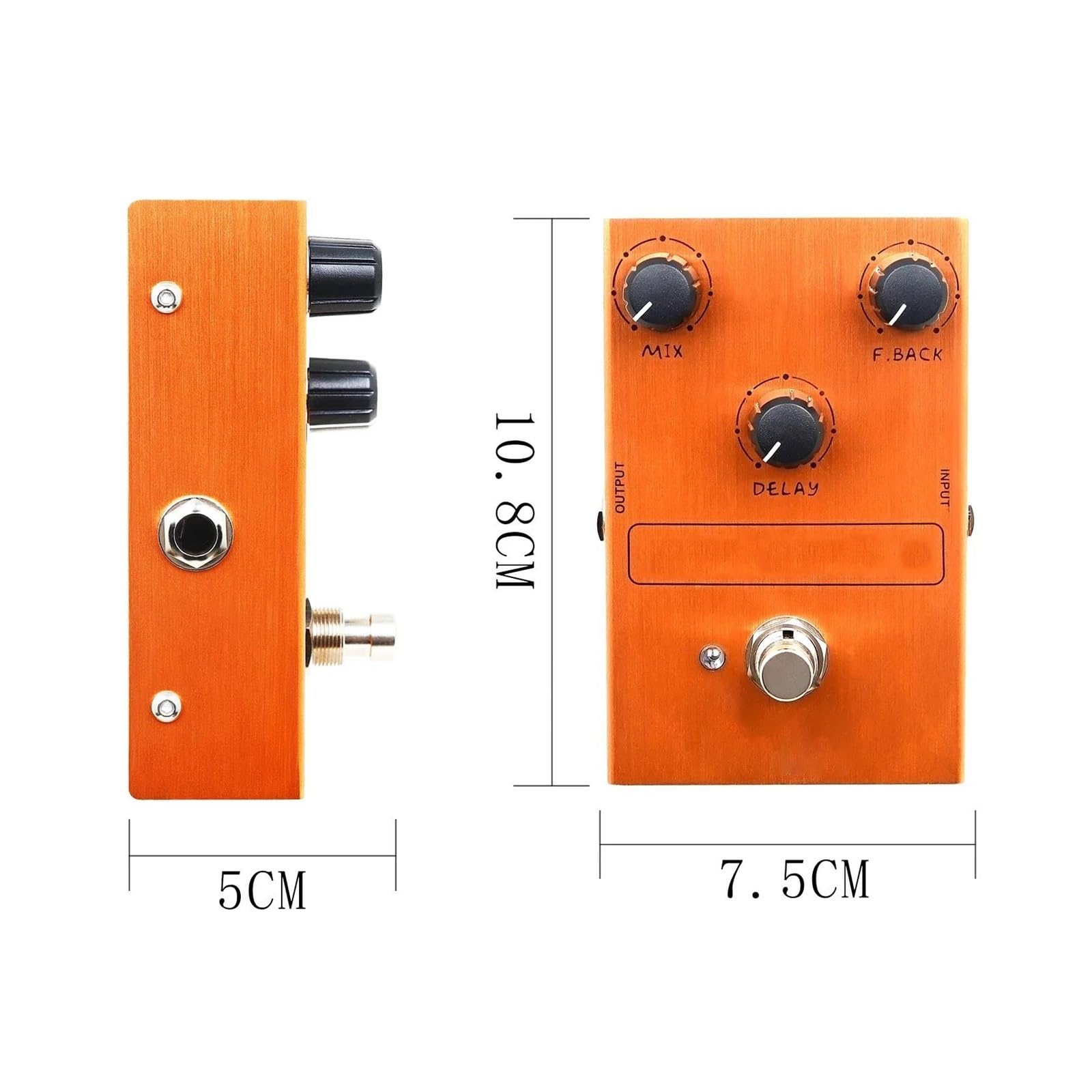 Analogowy Pedał Opóźnienia Do Gitary Elektrycznej Procesor Efektów Gitarowych Klasyczny Pedał Retro