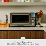 Breville le four Joule® Air Apéritif Pro, Four à comptoir intelligent, four électrique, Air Fryer Grille-pain Oven Combo, BOV950BSS, Acier inoxydable brossé